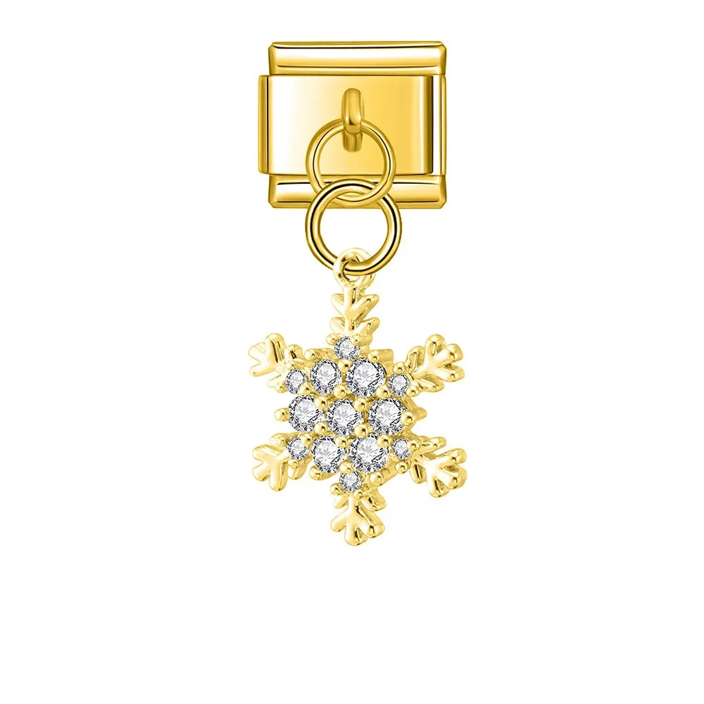 Key Paper Clip Star Snowflake Shiny charms