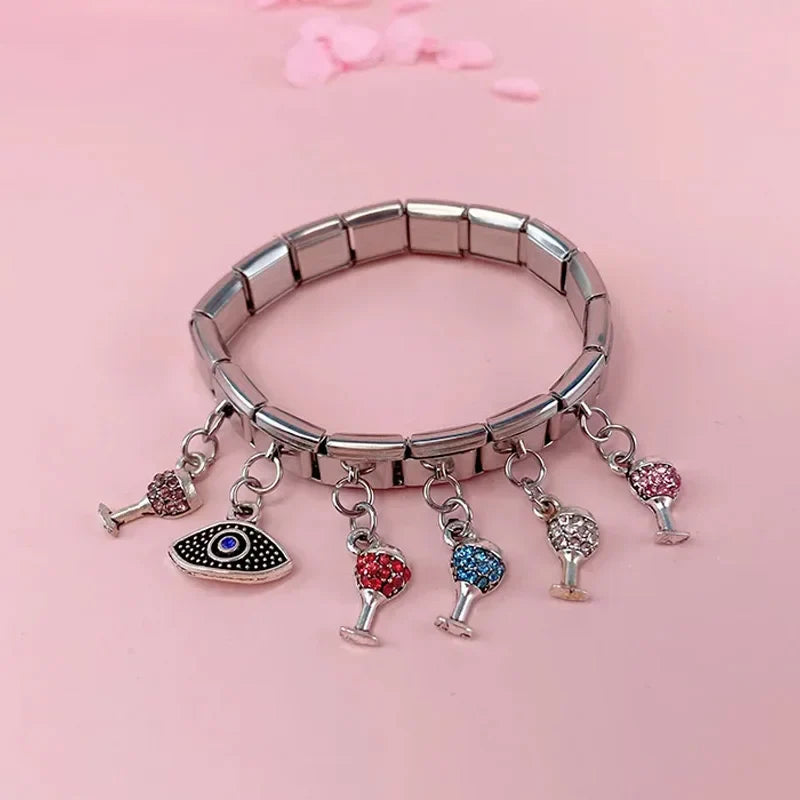 Red Wine Glass Eye DJ045