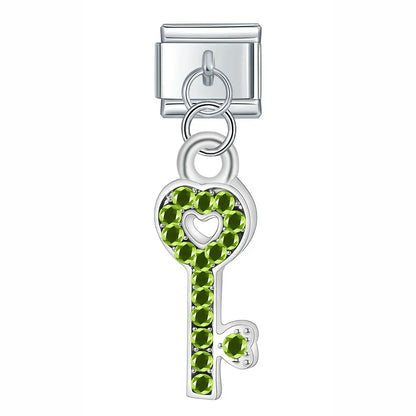 Enamel Pineapple & Tropical Fruit Dangle Charm for Charm Bracelets