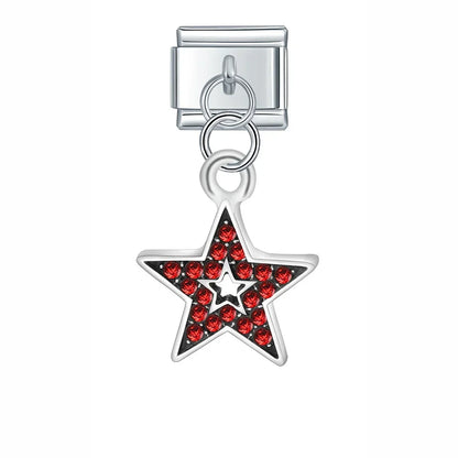 Enamel Pineapple & Tropical Fruit Dangle Charm for Charm Bracelets