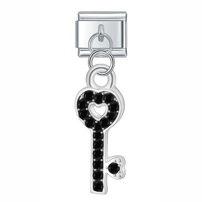 Enamel Pineapple & Tropical Fruit Dangle Charm for Charm Bracelets