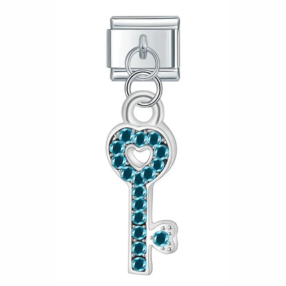 Enamel Pineapple & Tropical Fruit Dangle Charm for Charm Bracelets