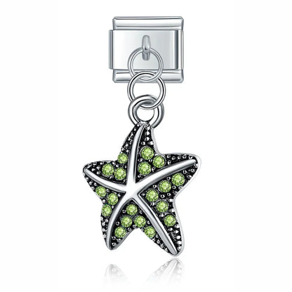 Enamel Pineapple & Tropical Fruit Dangle Charm for Charm Bracelets