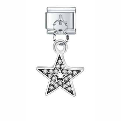 Enamel Pineapple & Tropical Fruit Dangle Charm for Charm Bracelets