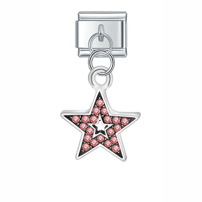 Enamel Pineapple & Tropical Fruit Dangle Charm for Charm Bracelets