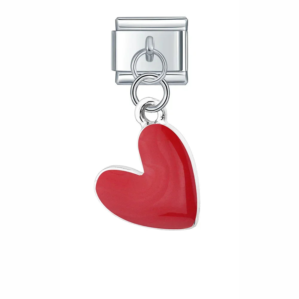 Sweet Colourful Heart Love Paper Clip