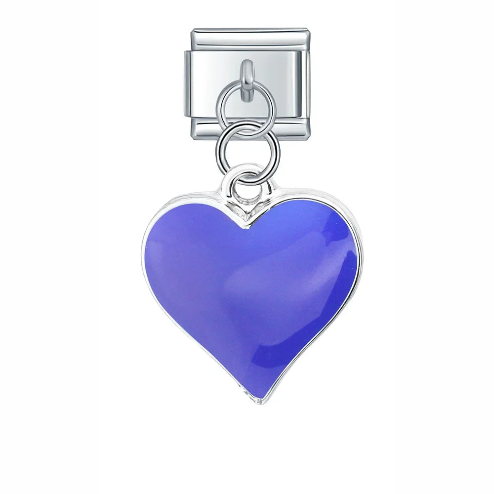 Sweet Colourful Heart Love Paper Clip