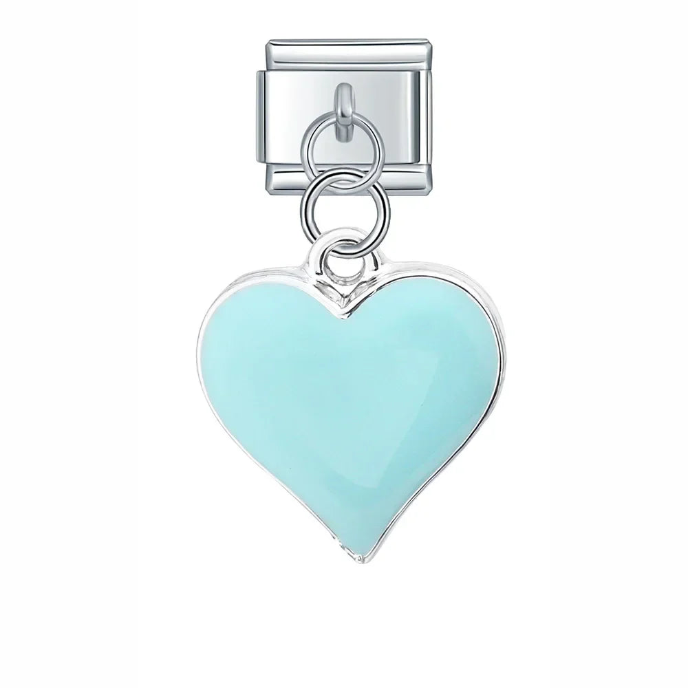 Sweet Colourful Heart Love Paper Clip