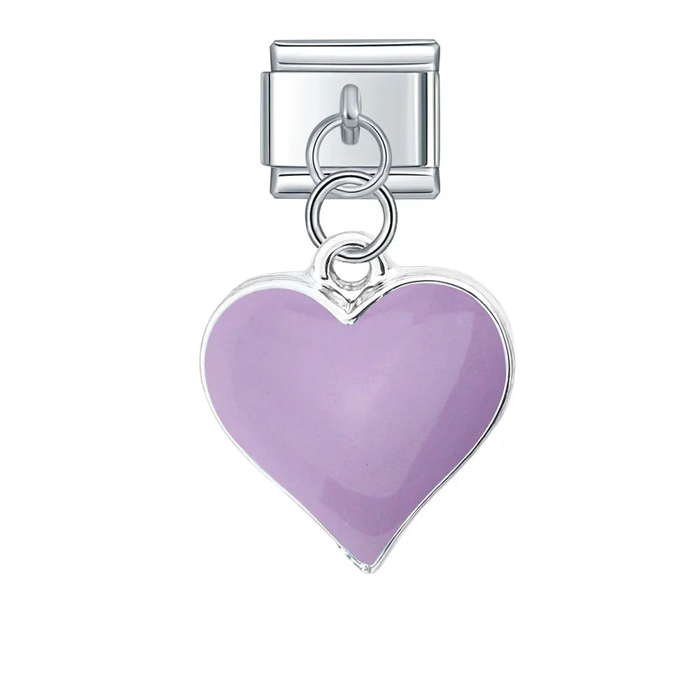 Sweet Colourful Heart Love Paper Clip