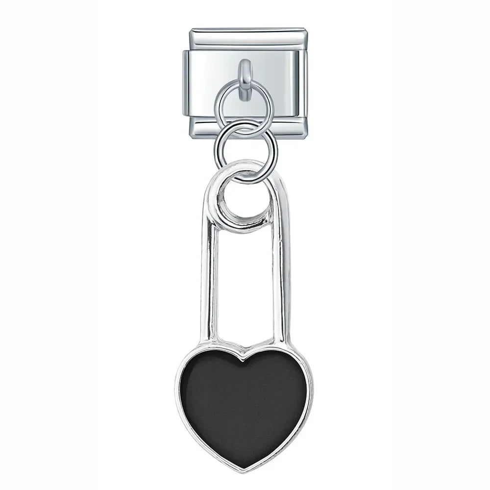 Sweet Colourful Heart Love Paper Clip