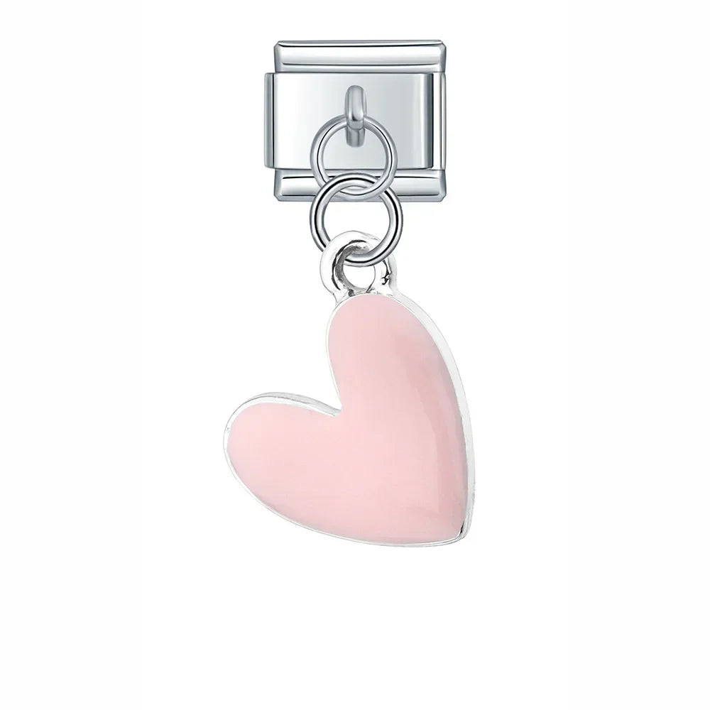 Sweet Colourful Heart Love Paper Clip