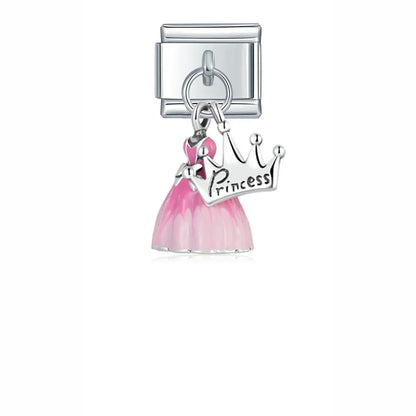 Cute Colourful Dangle Italian Charms — Flower, Dog, Cake, Fish, Tree & More