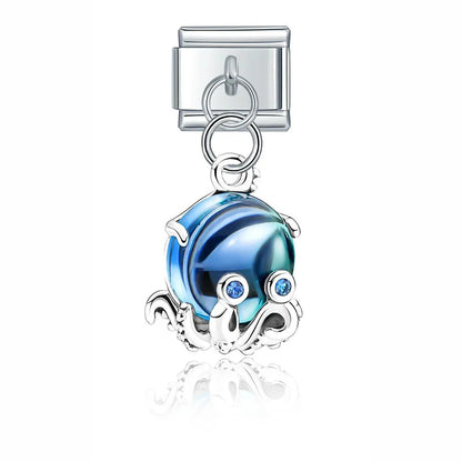 Cute Colourful Dangle Italian Charms — Flower, Dog, Cake, Fish, Tree & More