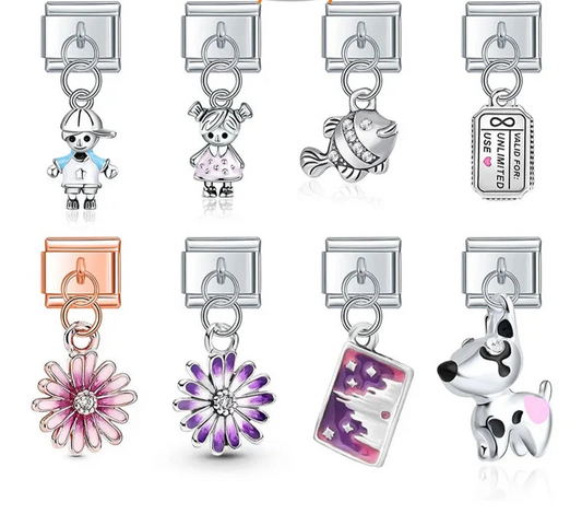 Flower Fish Rainbow Dog Boy Girls DJ429