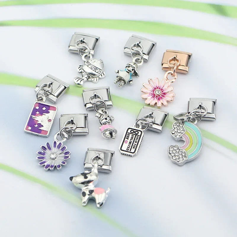 Flower Fish Rainbow Dog Boy Girls DJ429