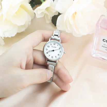 Classic Round Customisable Italian Charm Watch — Timeless Modular Watch Bracelet