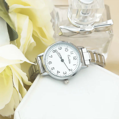 Classic Round Customisable Italian Charm Watch — Timeless Modular Watch Bracelet