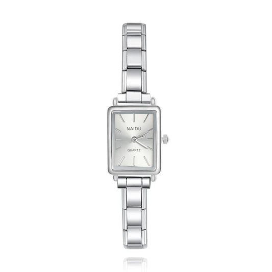 Classic Rectangle Watch with Simple Lines