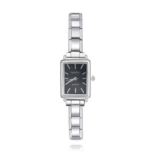Classic Rectangle Watch with Simple Lines
