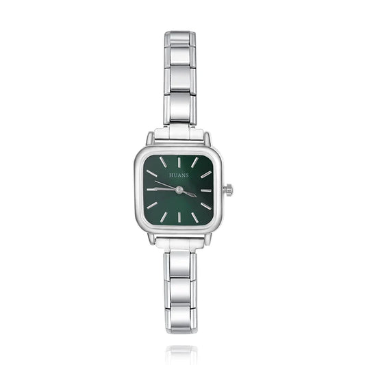 Sleek Soft Square Watch with Simple Lines
