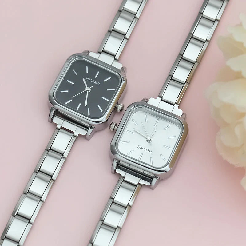 Stainless Steel Square Watch G003