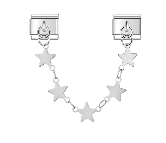 Stainless Steel Heart Star Chain DJ1303