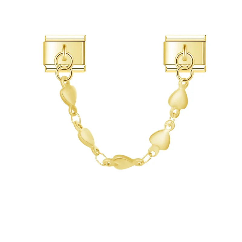 Stainless Steel Heart Star Chain DJ1303