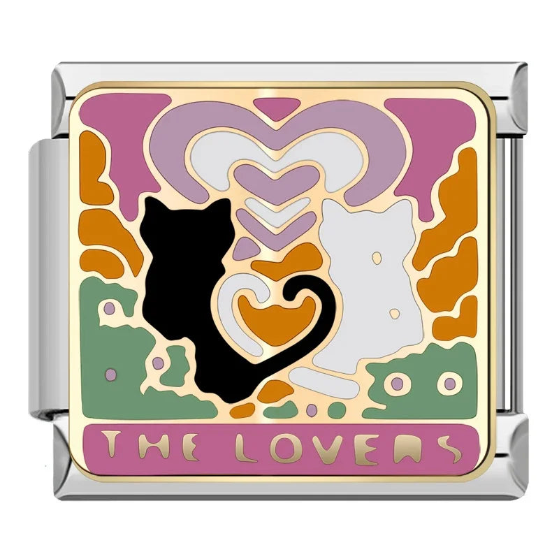 Animals Cute Cat Italian Charm ZH001