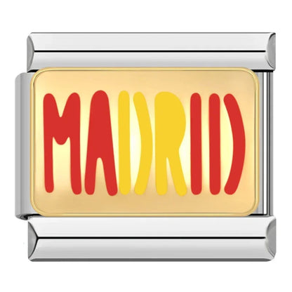 Family, Travel & Best Friend Italian Charms — King, Granny, Wife, Sister, Mum, Dad, Madrid & More