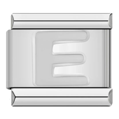 Silver Letter Initial Italian Charms A–Z — Personalised Alphabet Bracelet Links