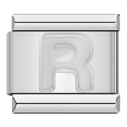 Silver Letter Initial Italian Charms A–Z — Personalised Alphabet Bracelet Links