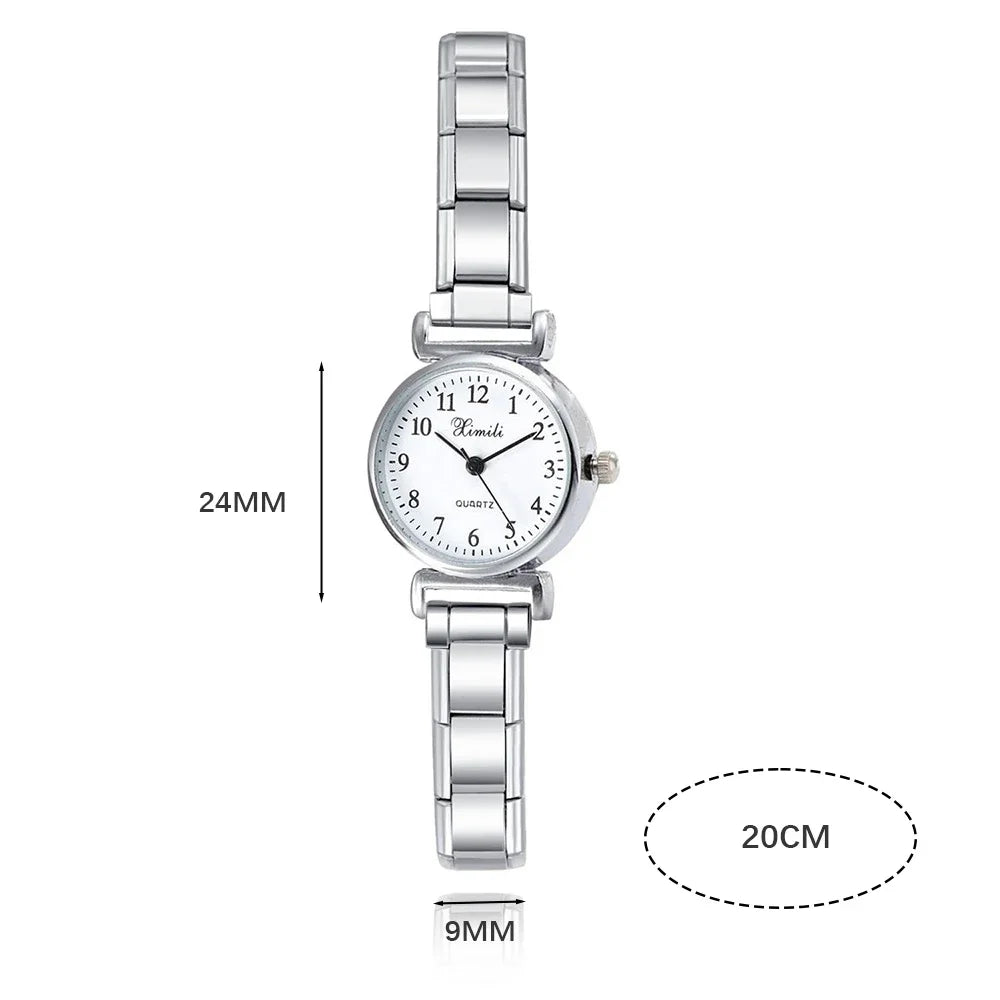 White Black Cool Watch Bracelet Bangle G197