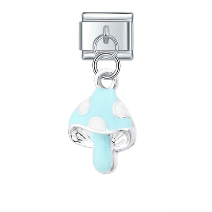 Glaze Dragonfly Seahorse Bee Mushroom charms