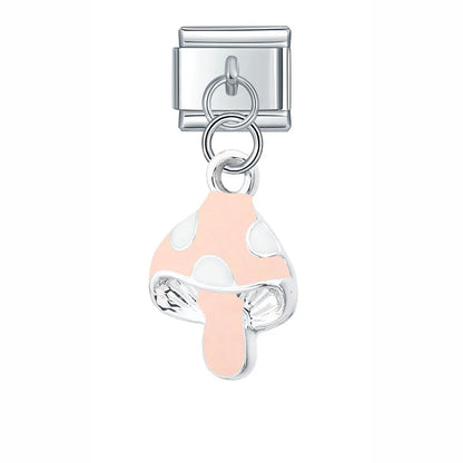 Glaze Dragonfly Seahorse Bee Mushroom charms