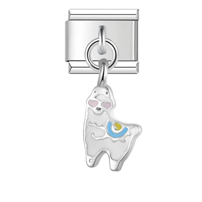 Enamel Snail & Garden Creature Dangle Charm for Charm Bracelets