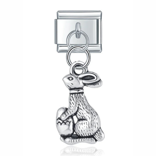 Vintage Silver Friendship & Animal Dangle Charms