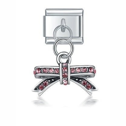 The Glaze Flower MOM & Birthday Number Dangle Charm