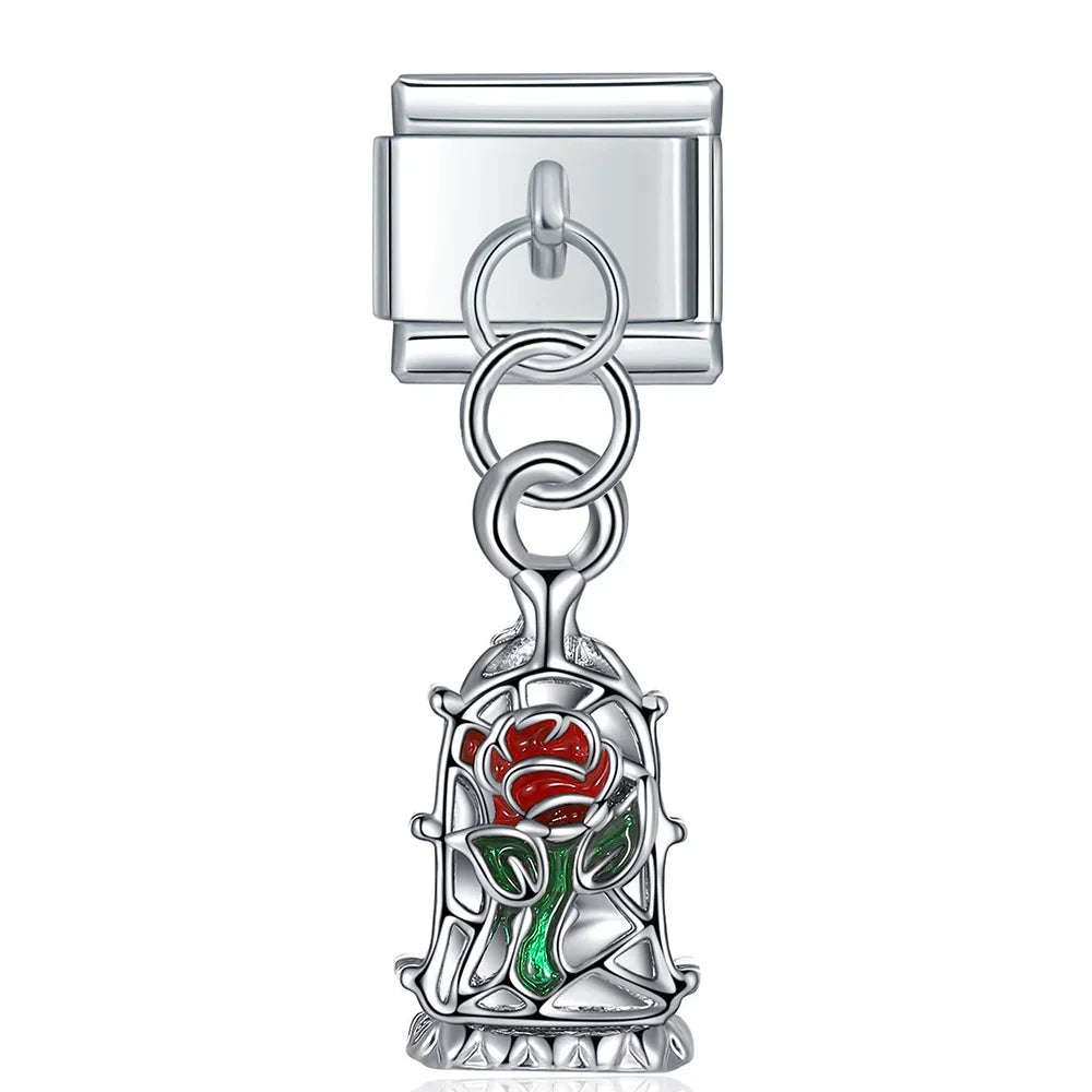 Glaze Flower MOM 16 18 21 birthday charms