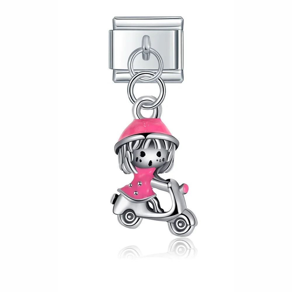 Glaze Snake Fish Eye Motorcycle charms