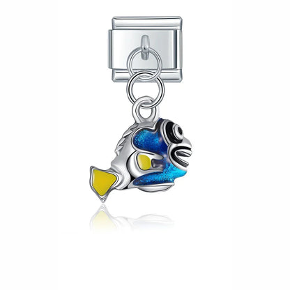 Glaze Snake, Fish Eye & Motorcycle Charms