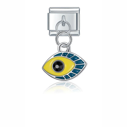 Glaze Snake, Fish Eye & Motorcycle Charms