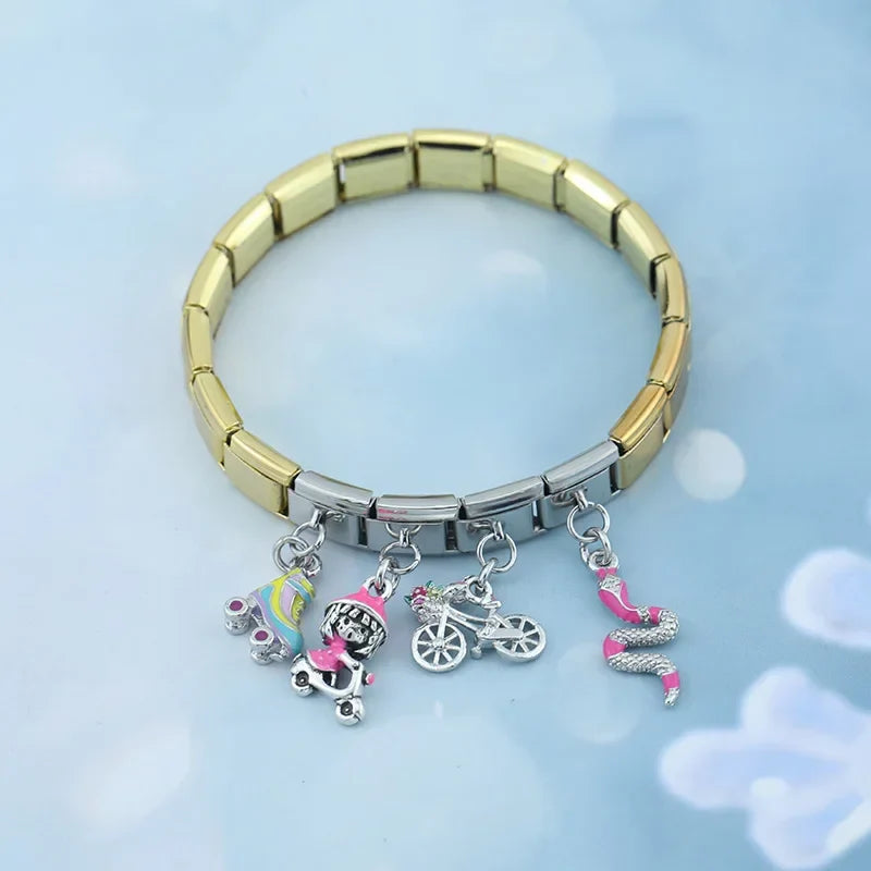 Glaze Snake Fish Eye Motorcycle charms