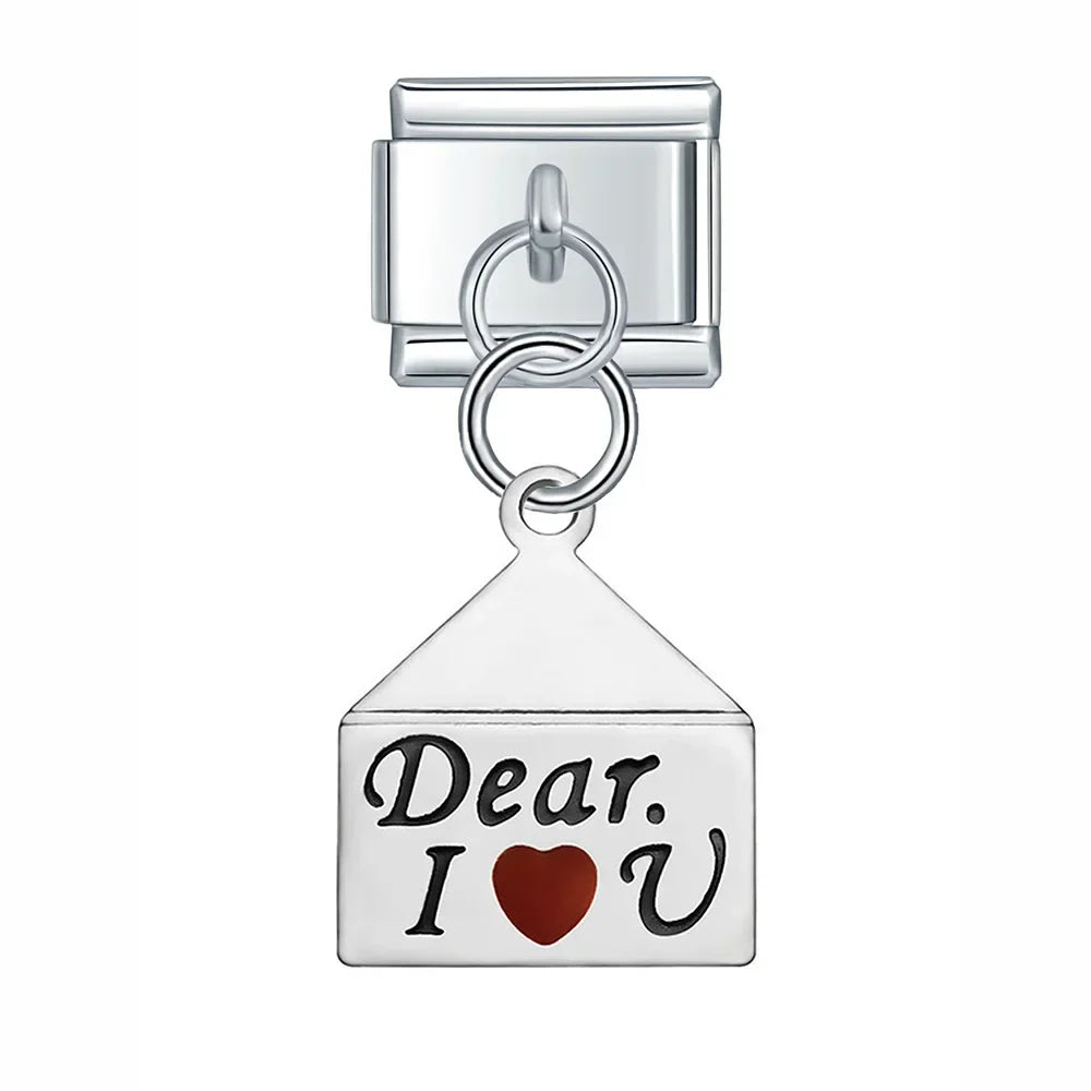 I Love You Heart Flower Elephant DJ411