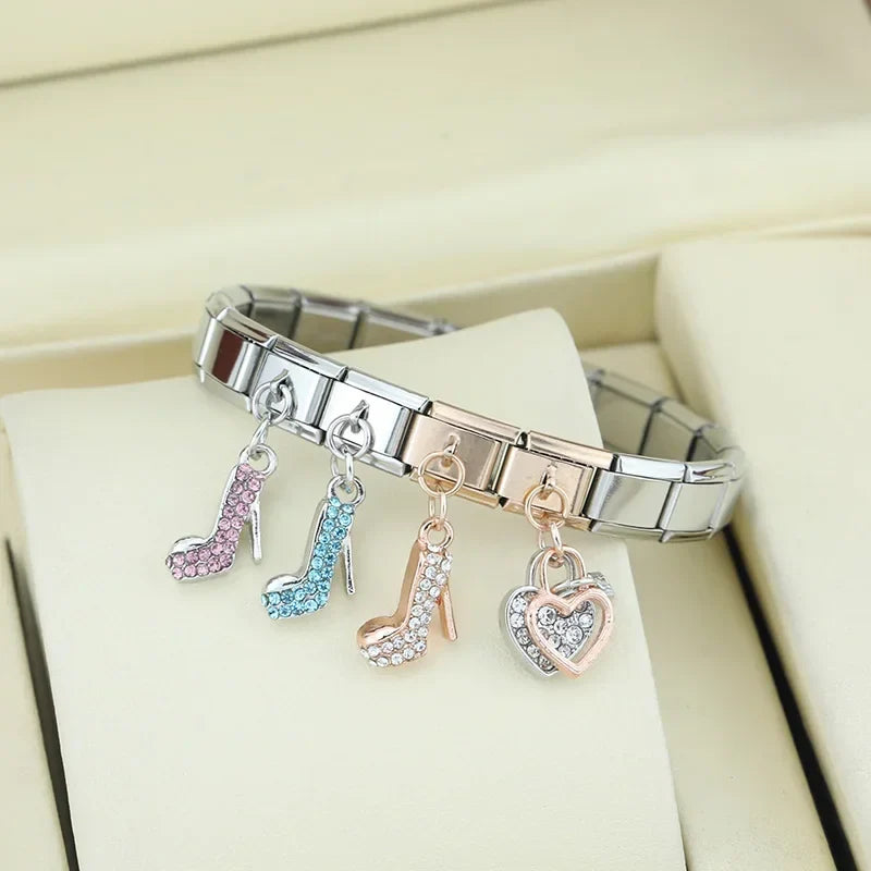 Moon Cat Love High Heel Zircon DJ578