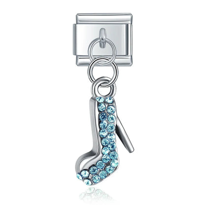 Enamel Ice Cream Cone Dangle Charm for Charm Bracelets