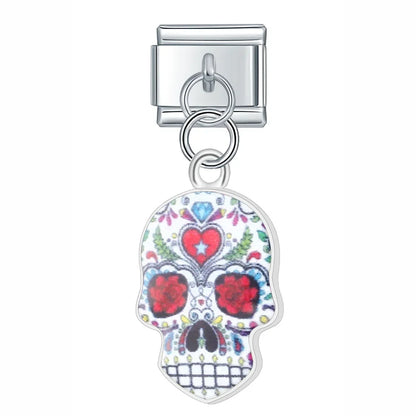 Enamel Strawberry Dangle Charm