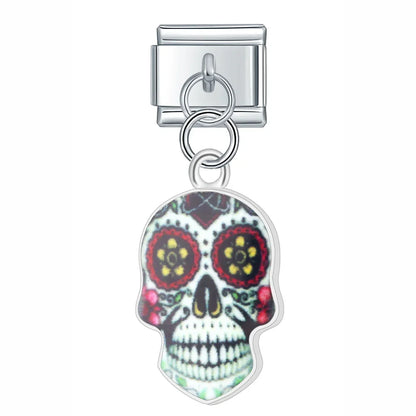 Enamel Strawberry Dangle Charm