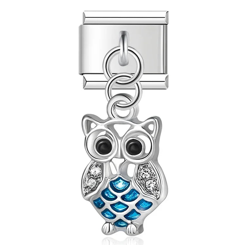 Colour Flower Butterfly Owl DJ268