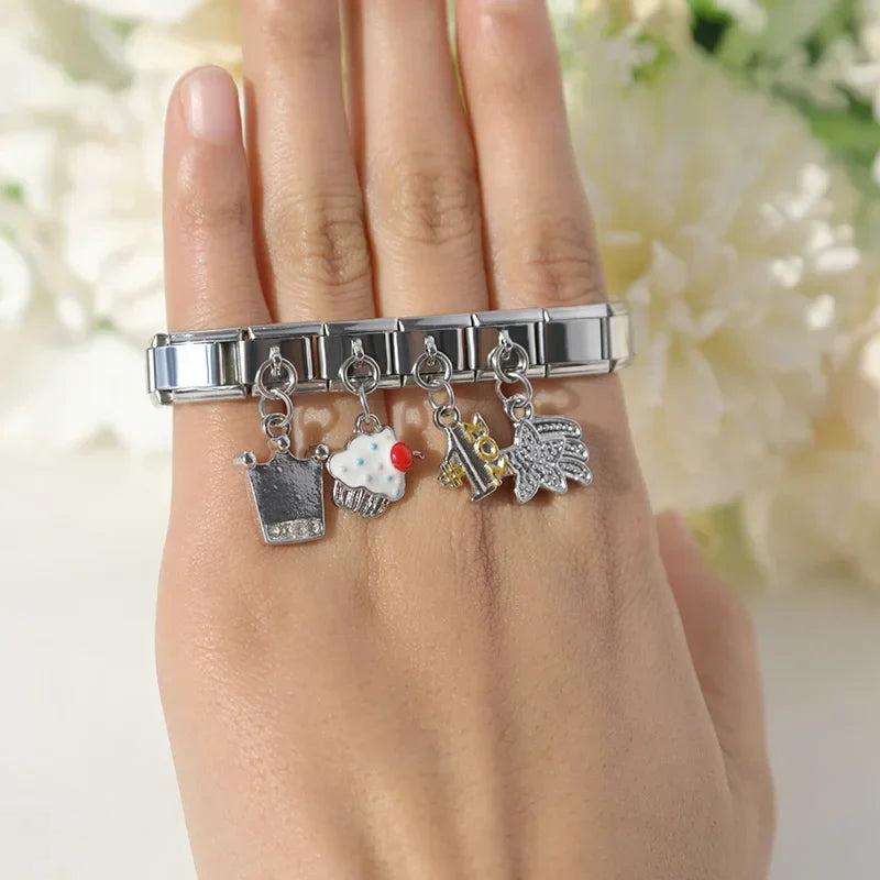 Crown Mom Star Key Cake Castle Rhinestone DJ261