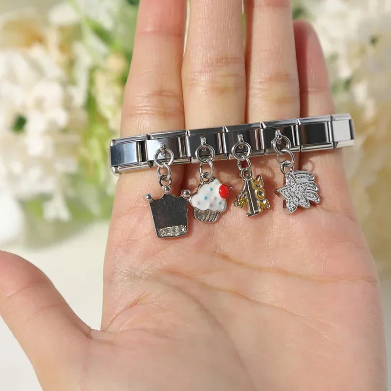 Crown Mom Star Key Cake Castle Rhinestone DJ261